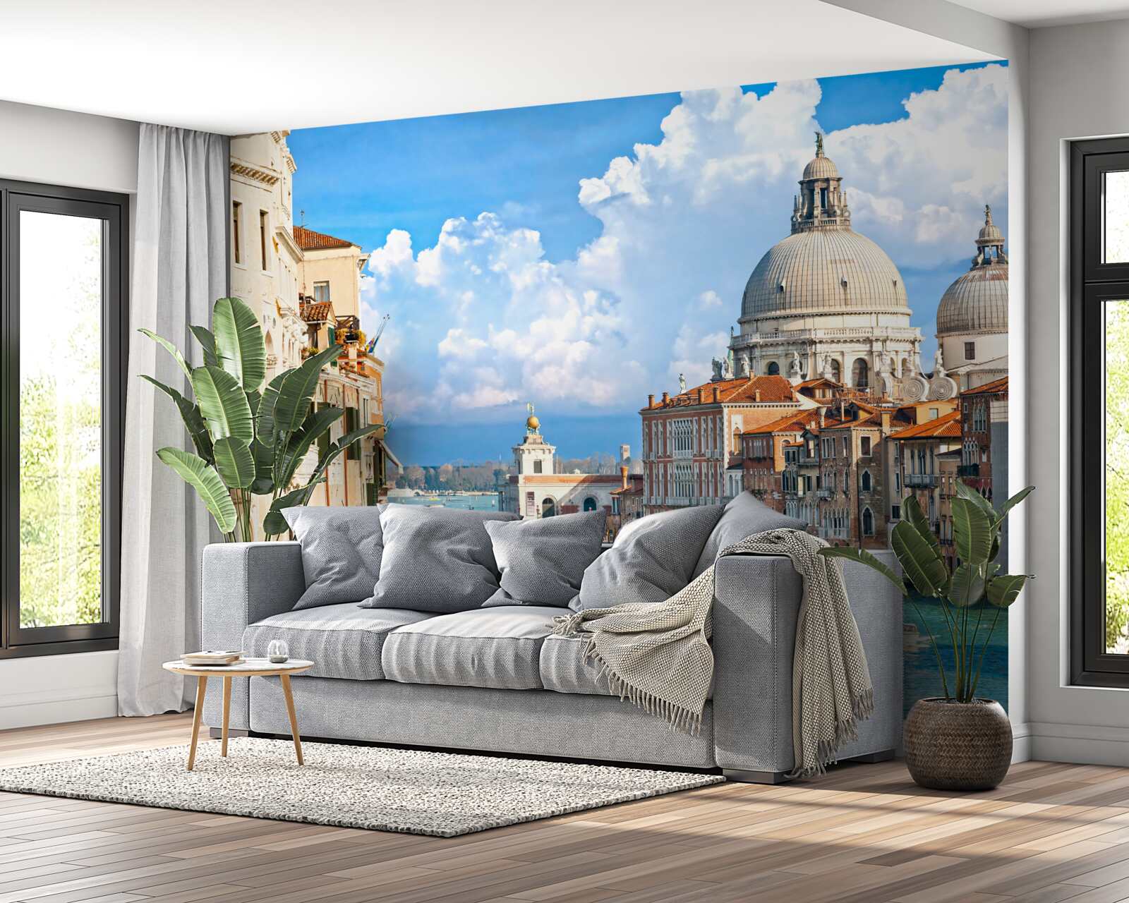 Papier peint vue panoramique de venise