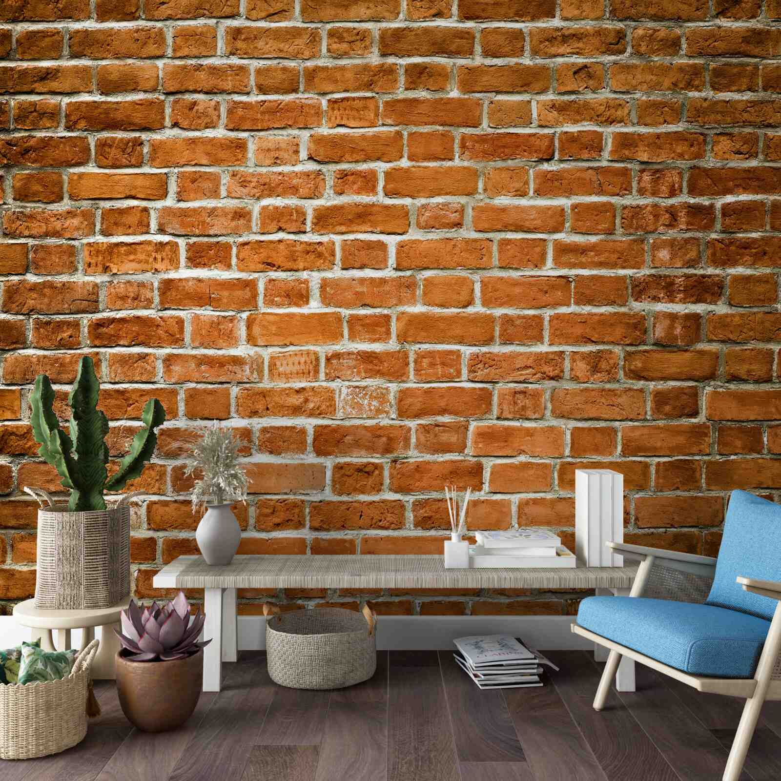 Papier peint vieux mur de briques