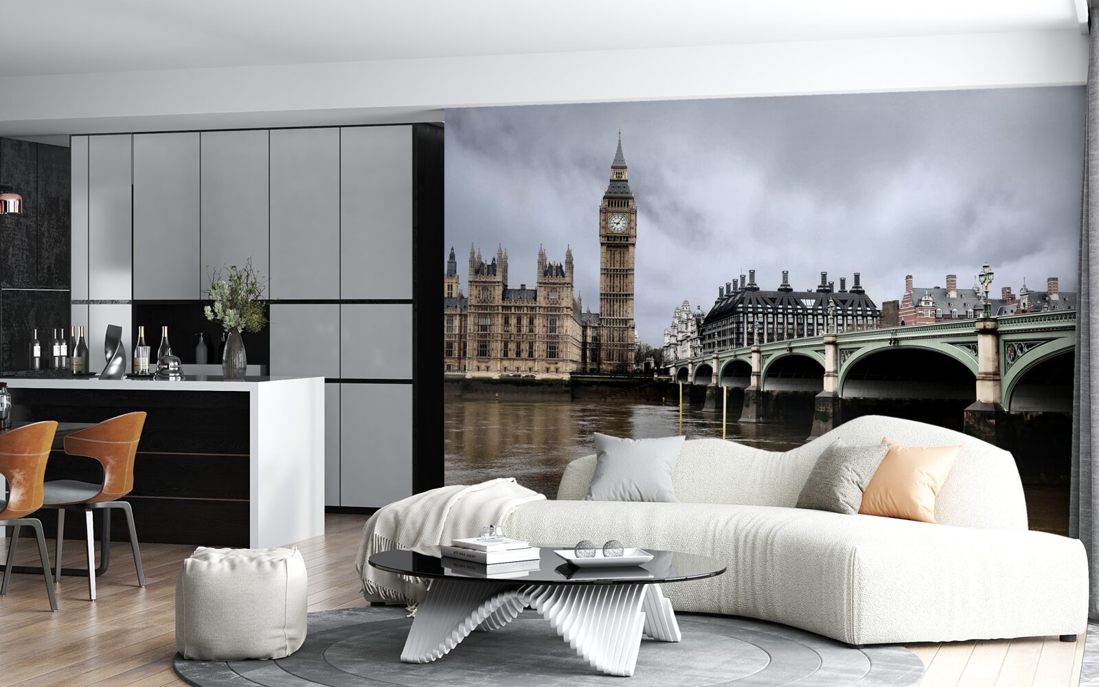 Papier peint pont de londres sur la thames