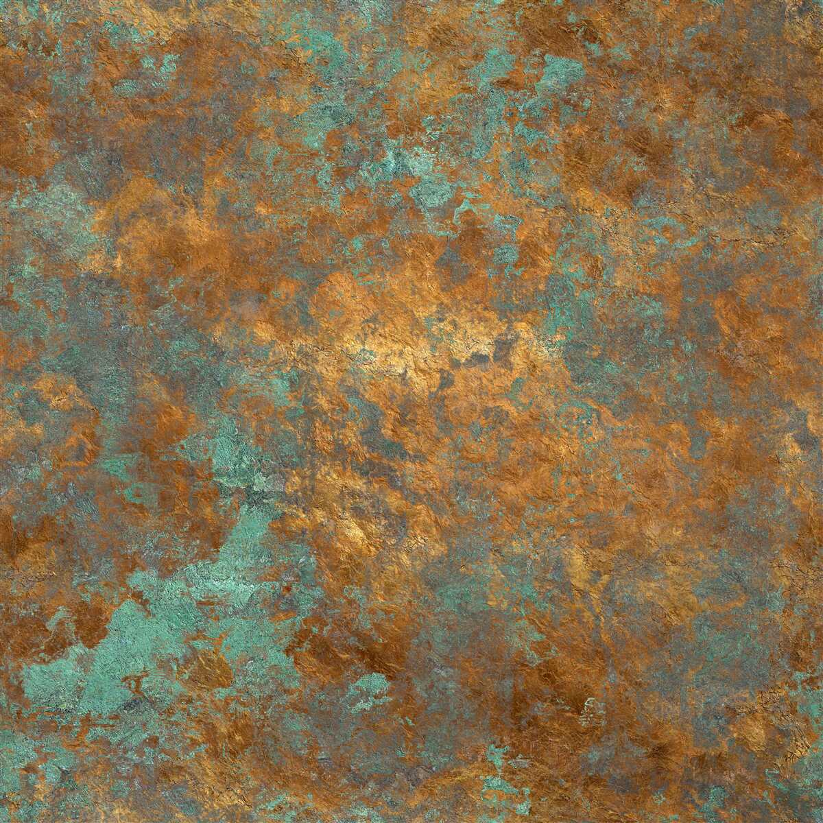 Papier peint marbre doré avec taches bleues
