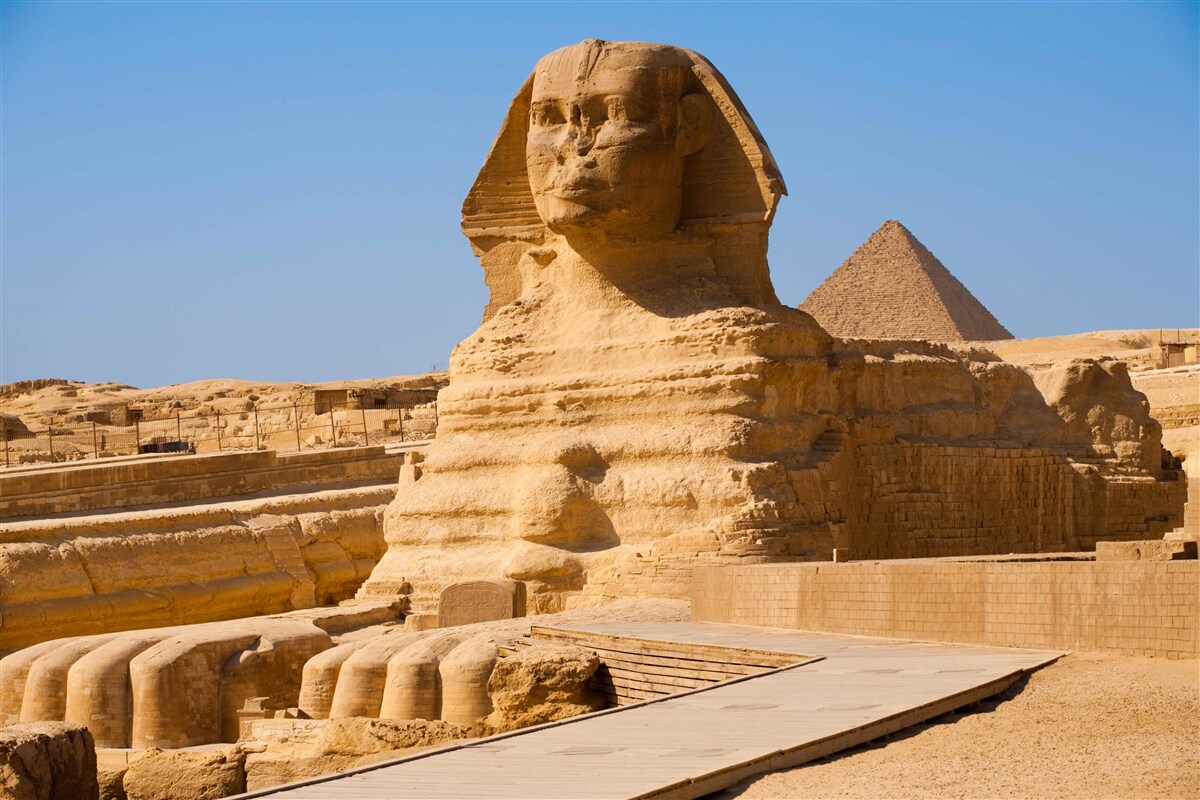Papier peint sphinx égyptien antique