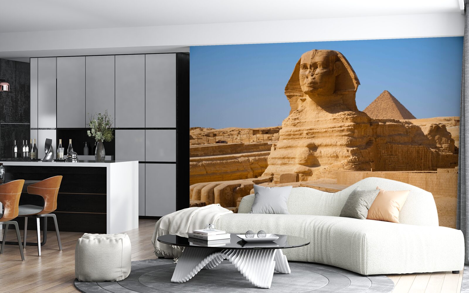 Papier peint sphinx égyptien antique