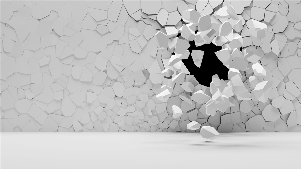 Papier peint mur en pierre grise endommagé