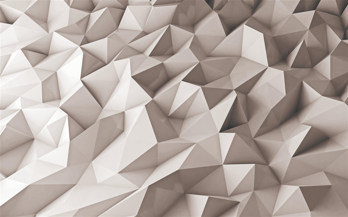 Papier peint hauts pointus avec des formes géométriques