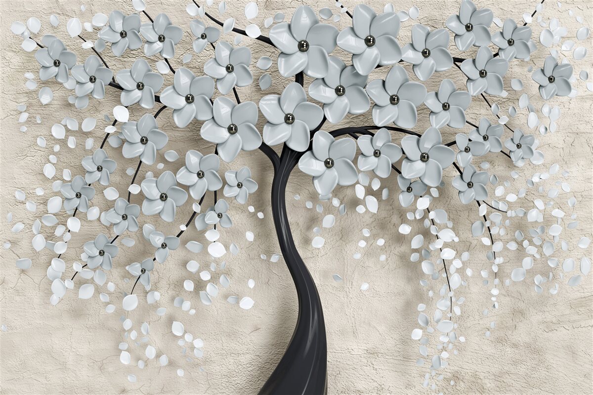 Papier peint arbre luxuriant