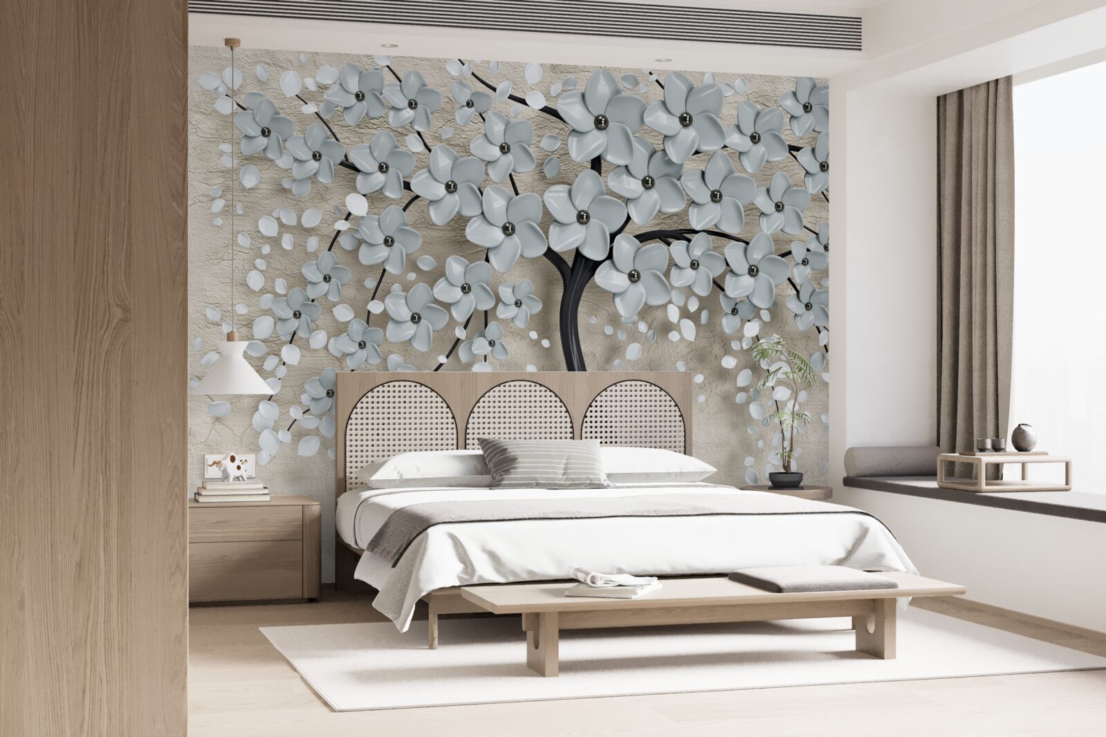 Papier peint arbre luxuriant