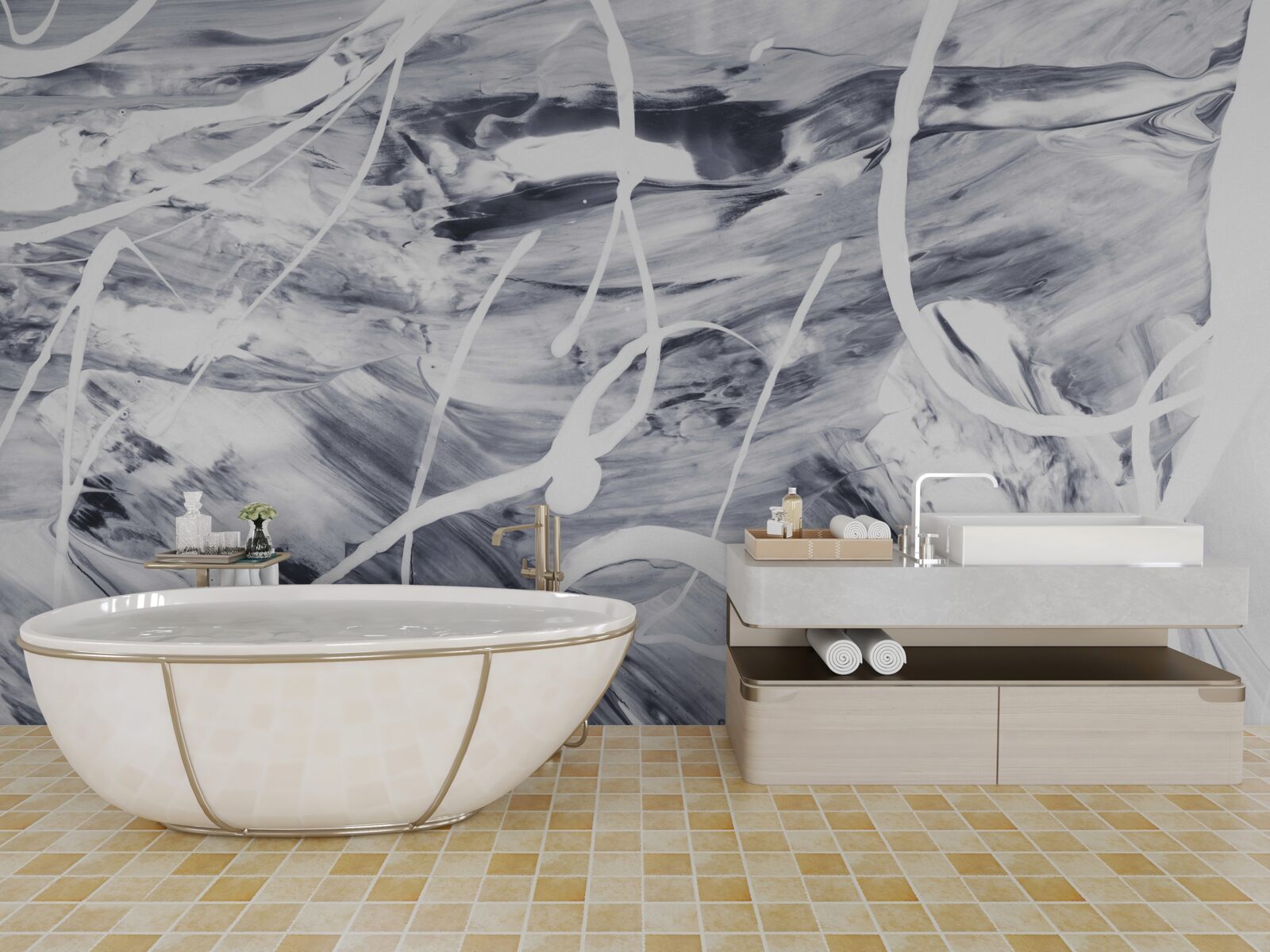 Papier peint texture dans un style abstrait