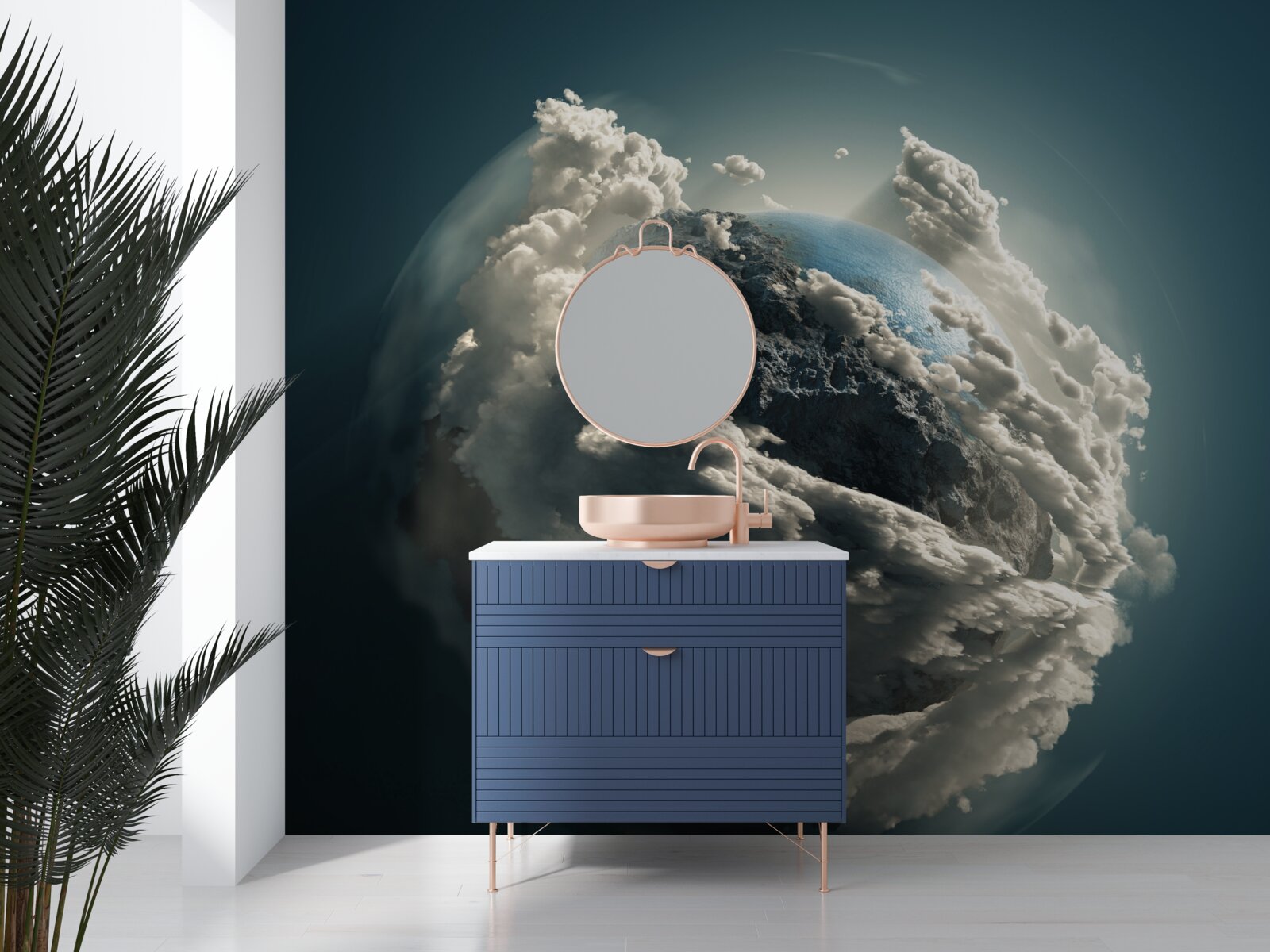 Papier peint nuages denses dans l'espace