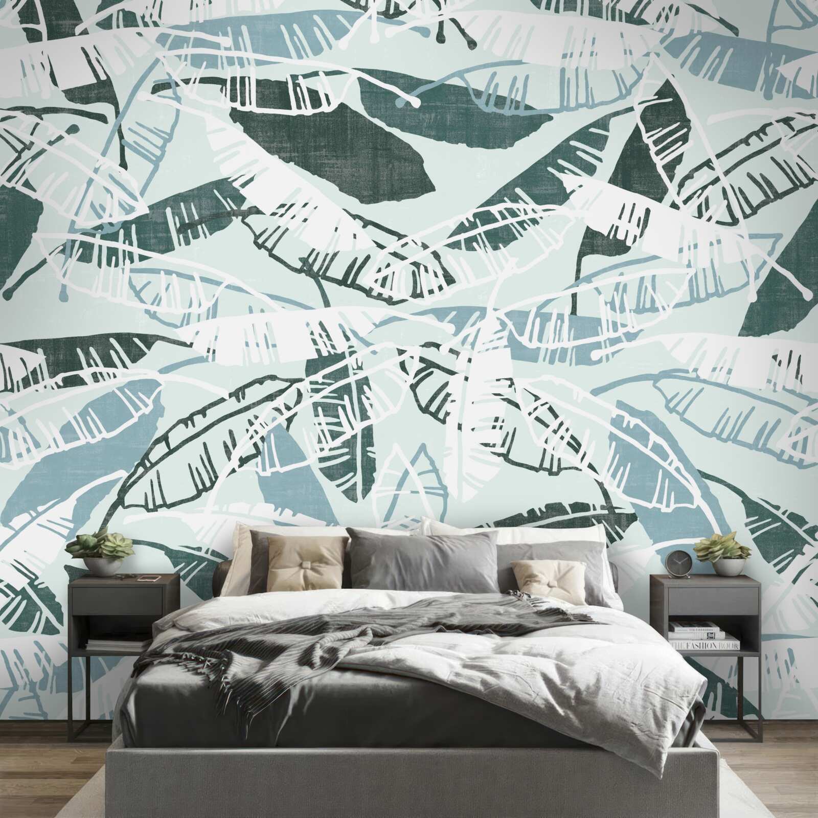Papier peint motifs de plumes inhabituels
