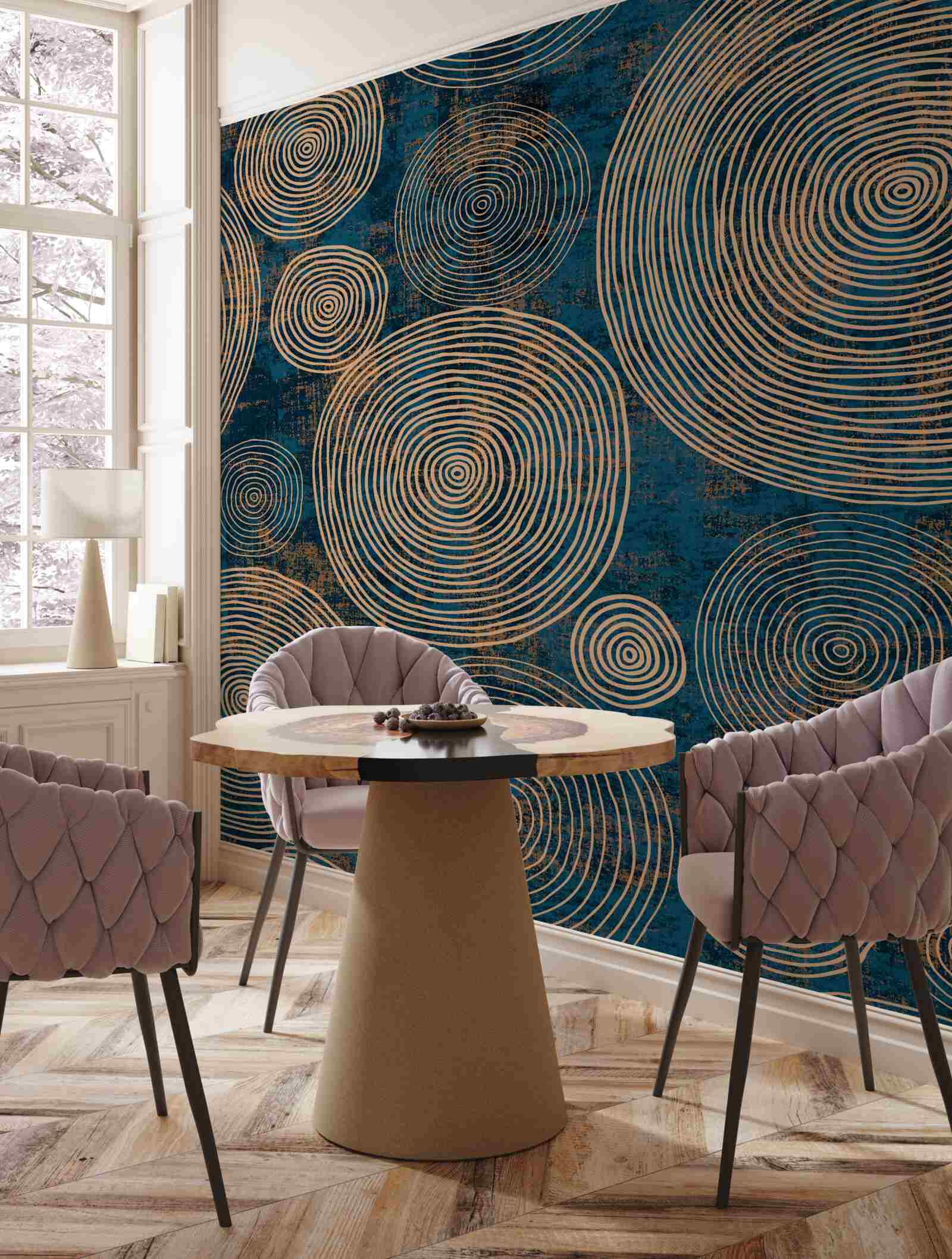 Papier peint les abstractions sont omniprésentes sur un fond sombre