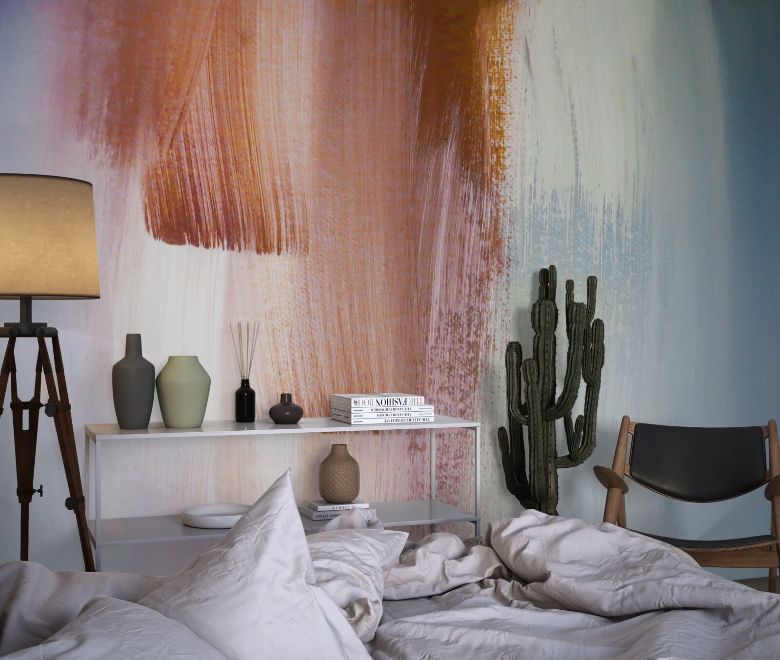 Papier peint dessins abstraits