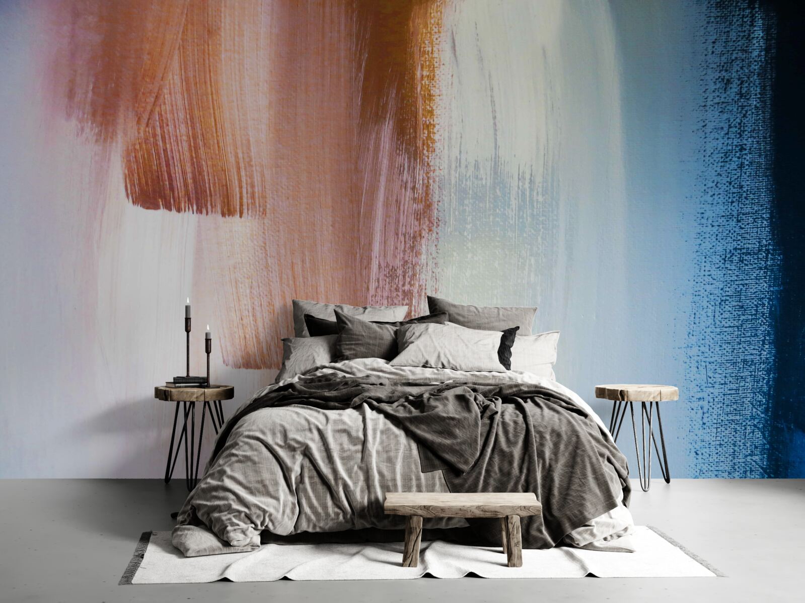 Papier peint dessins abstraits