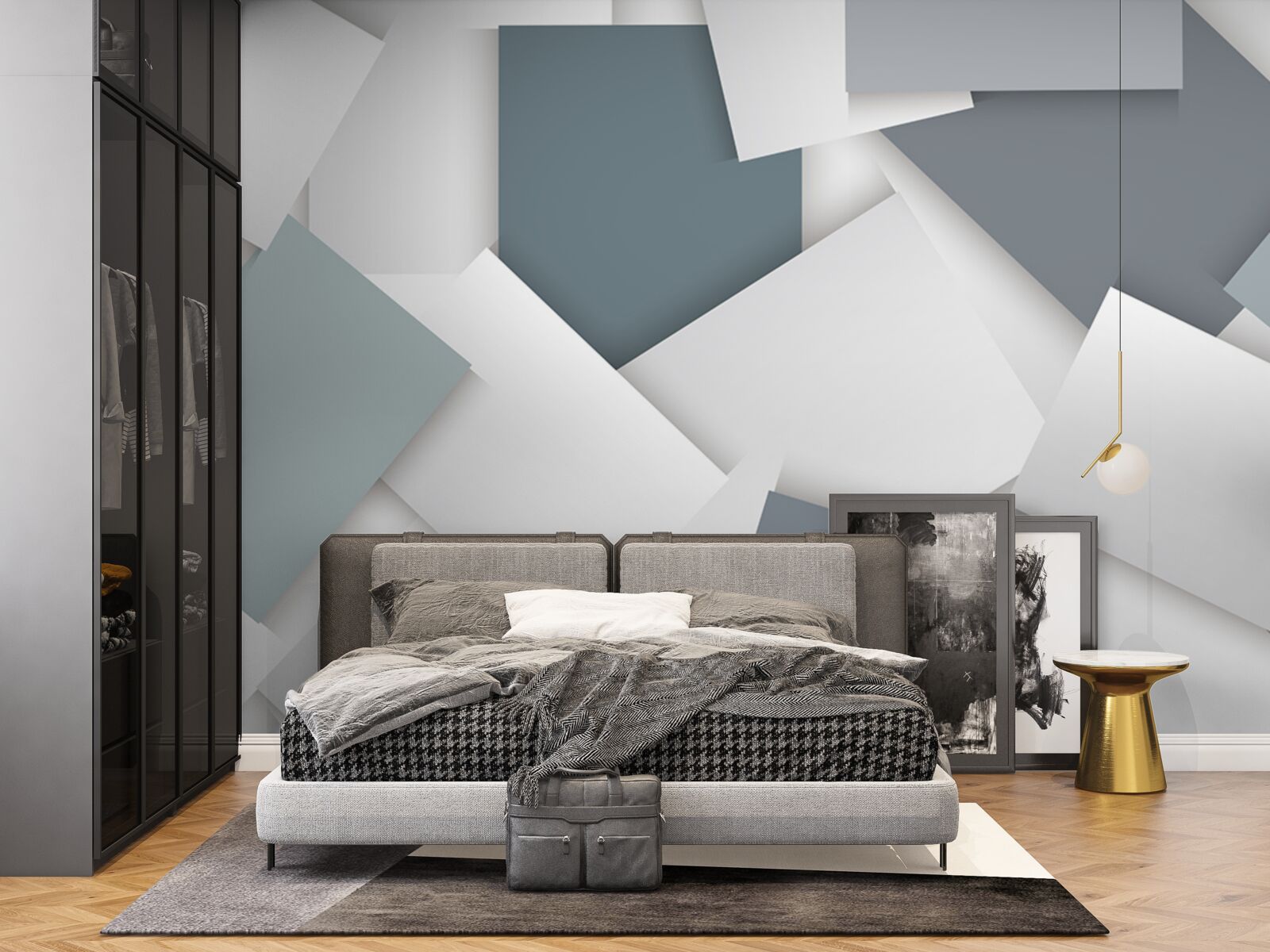 Papier peint fond lumineux dans un style abstrait