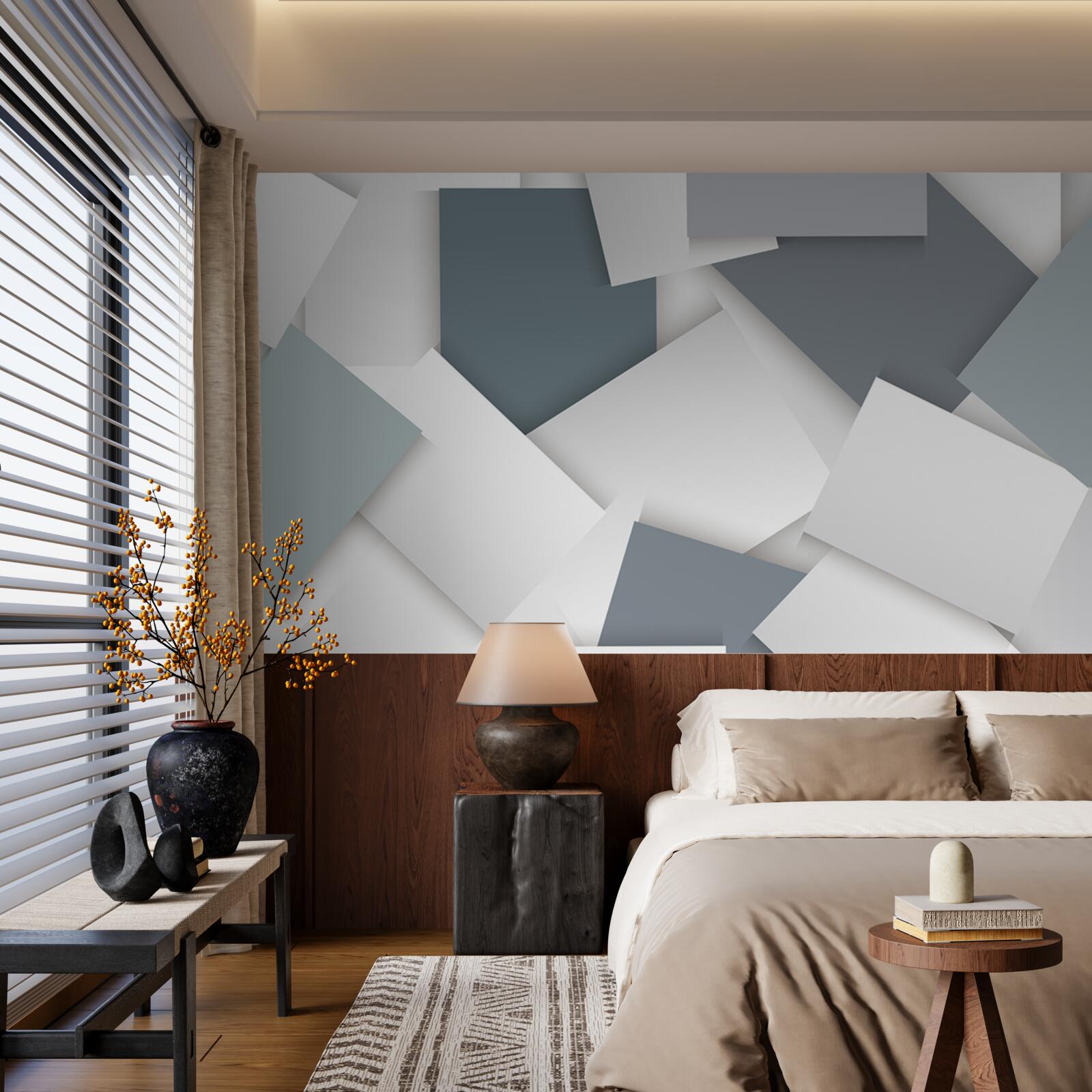 Papier peint fond lumineux dans un style abstrait