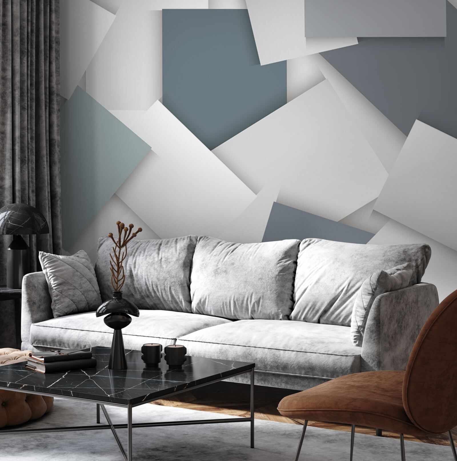Papier peint fond lumineux dans un style abstrait