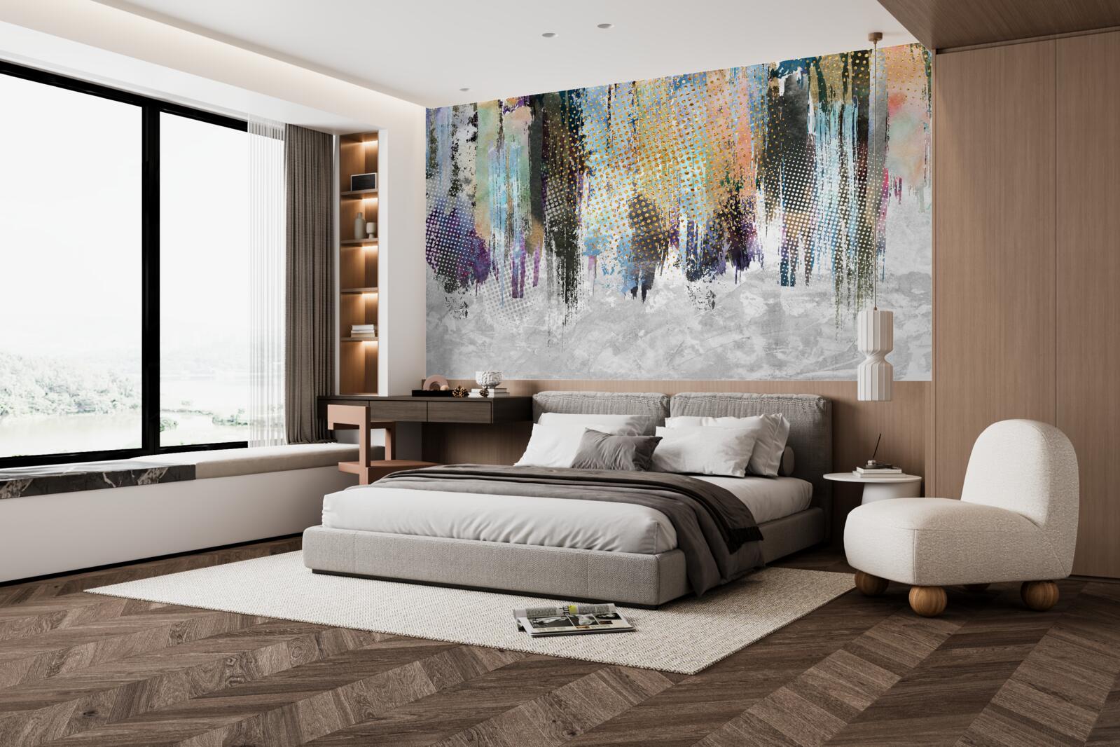 Papier peint décoration d'intérieur dans un style pittoresque