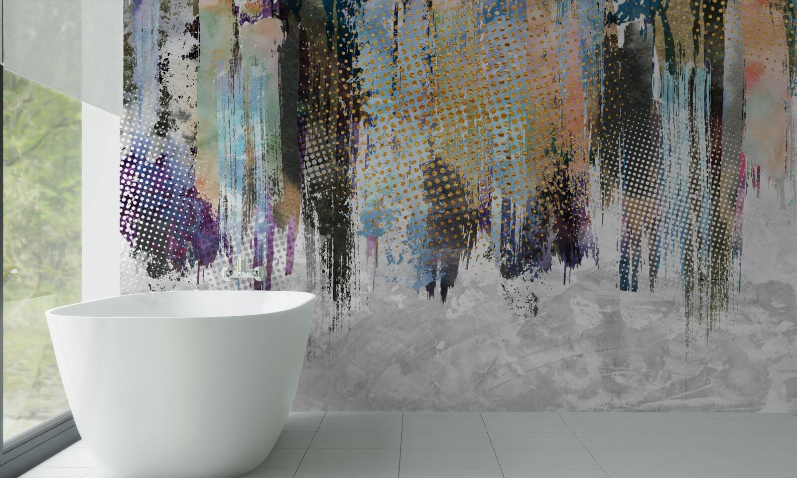 Papier peint décoration d'intérieur dans un style pittoresque