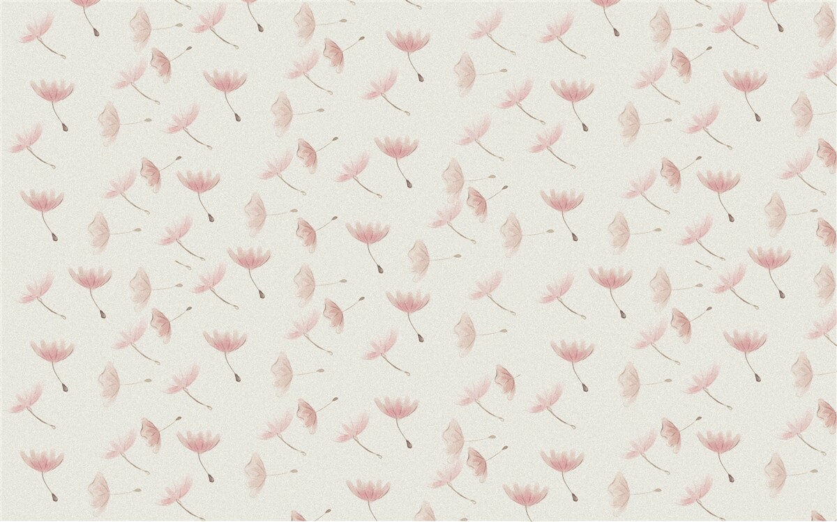 Papier peint nombreuses petites fleurs