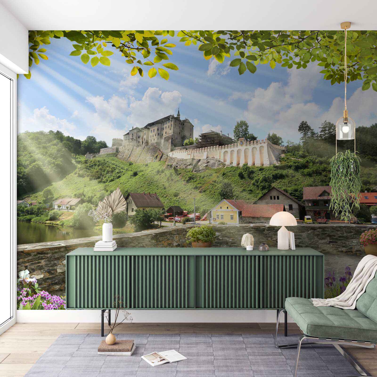 Papier peint château de cesky sternberk