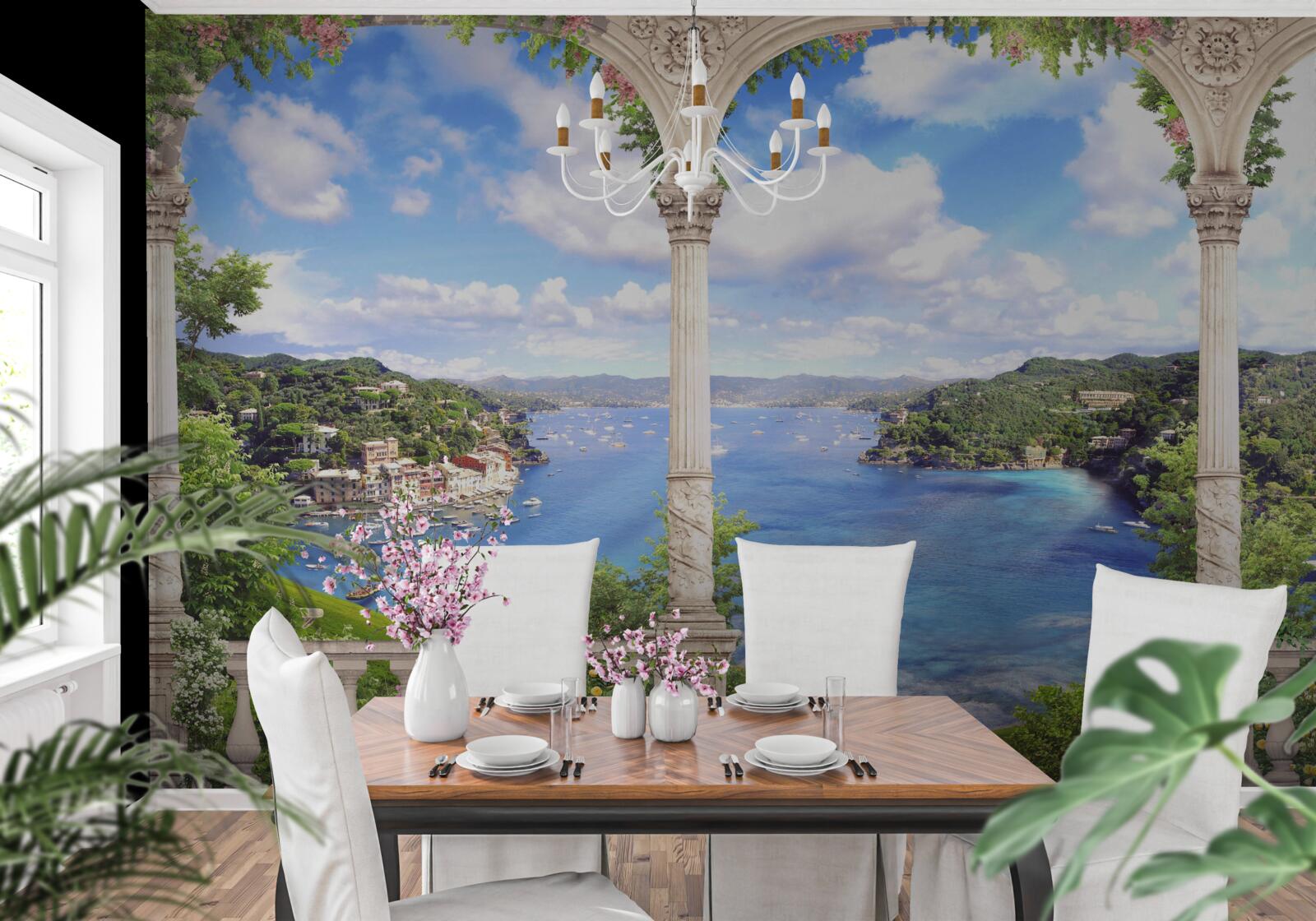 Papier peint magnifique paysage marin