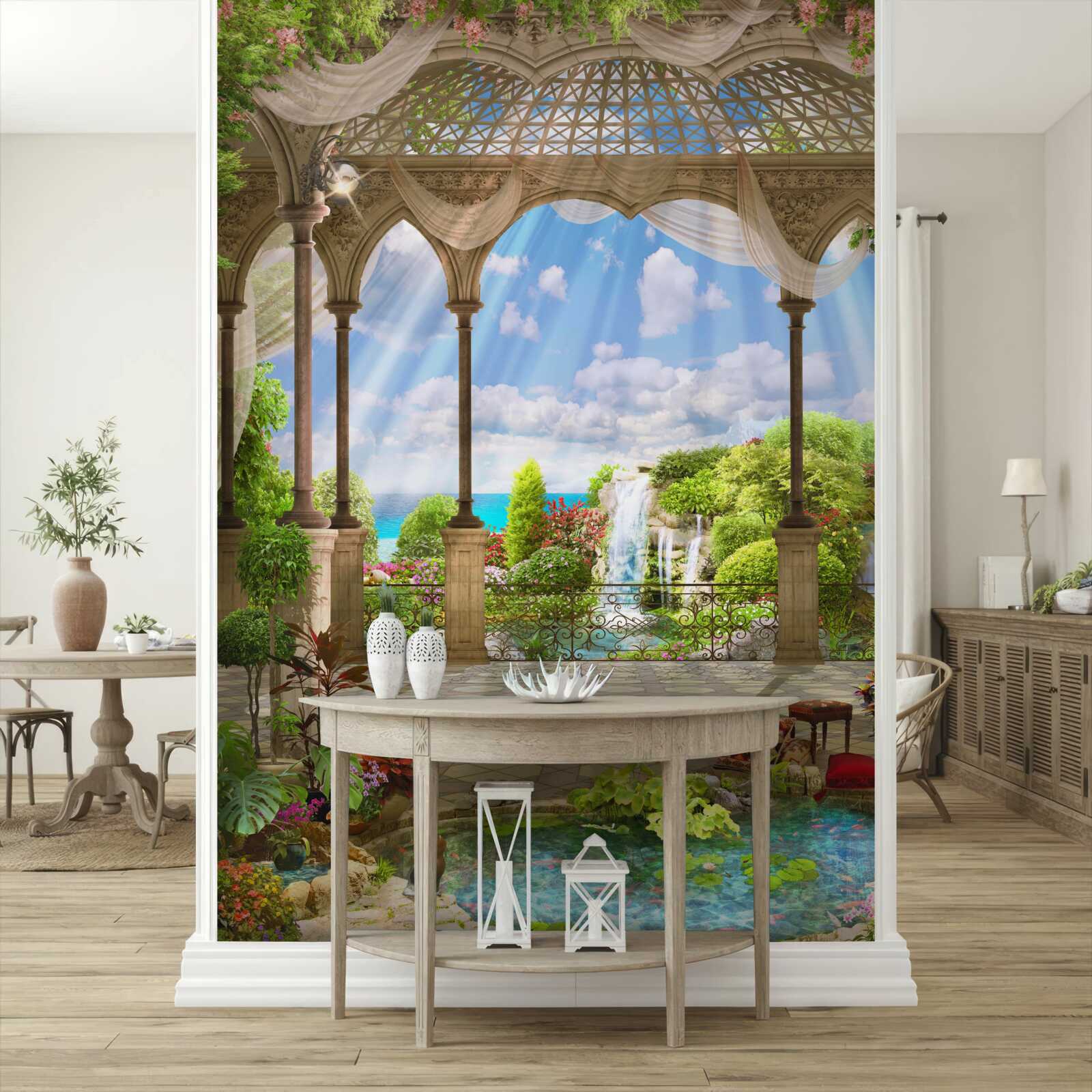 Papier peint une terrasse extrêmement attrayante