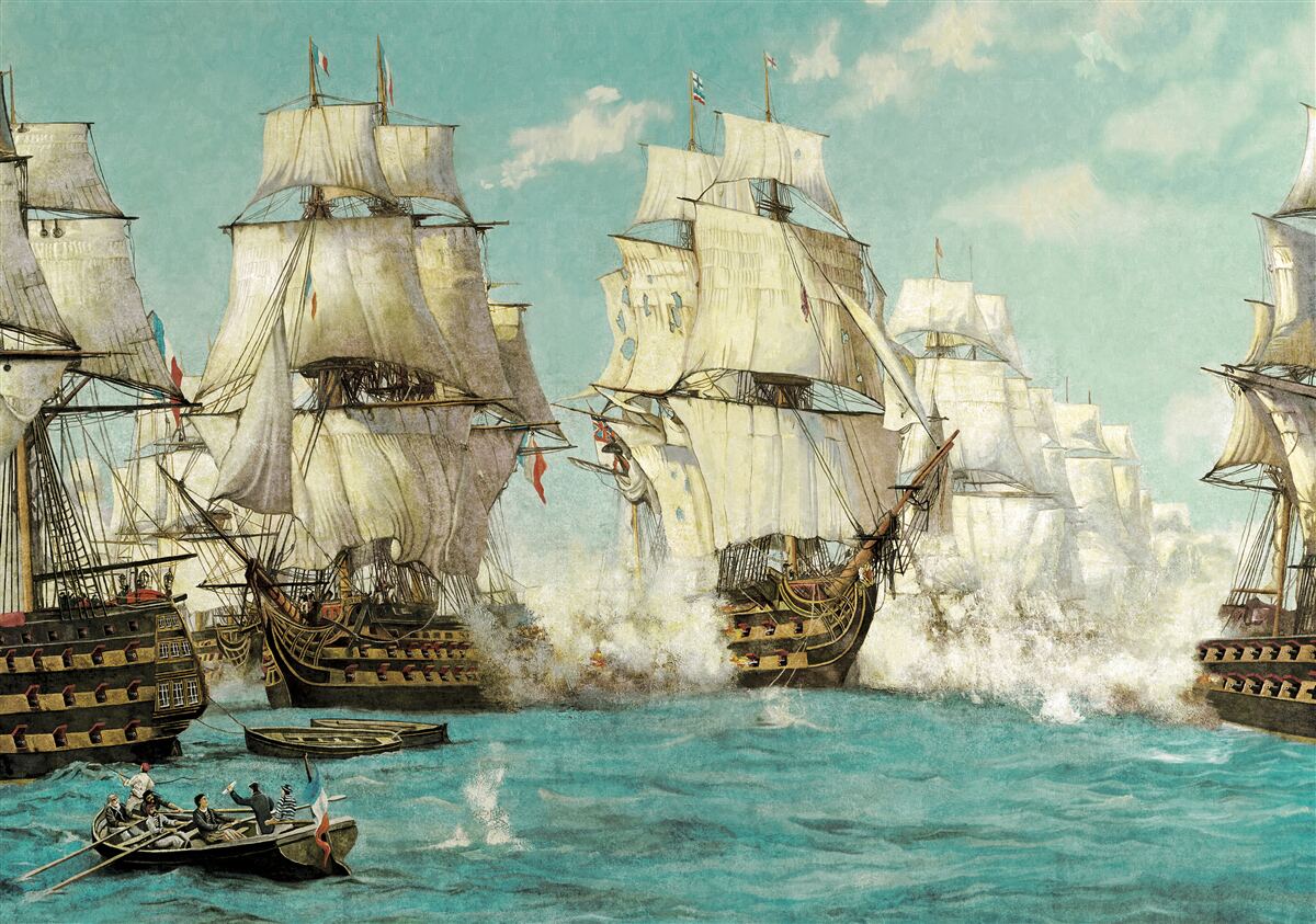 Papier peint grands navires à voiles