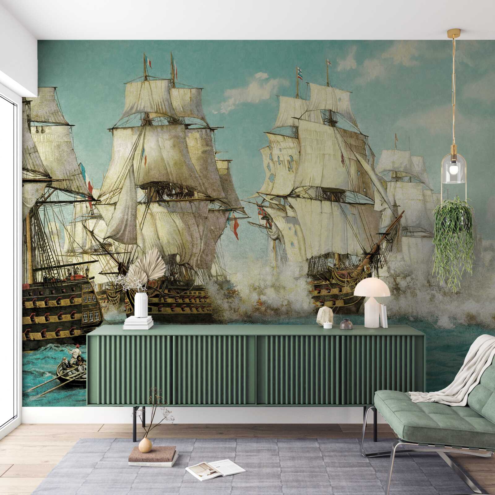 Papier peint grands navires à voiles