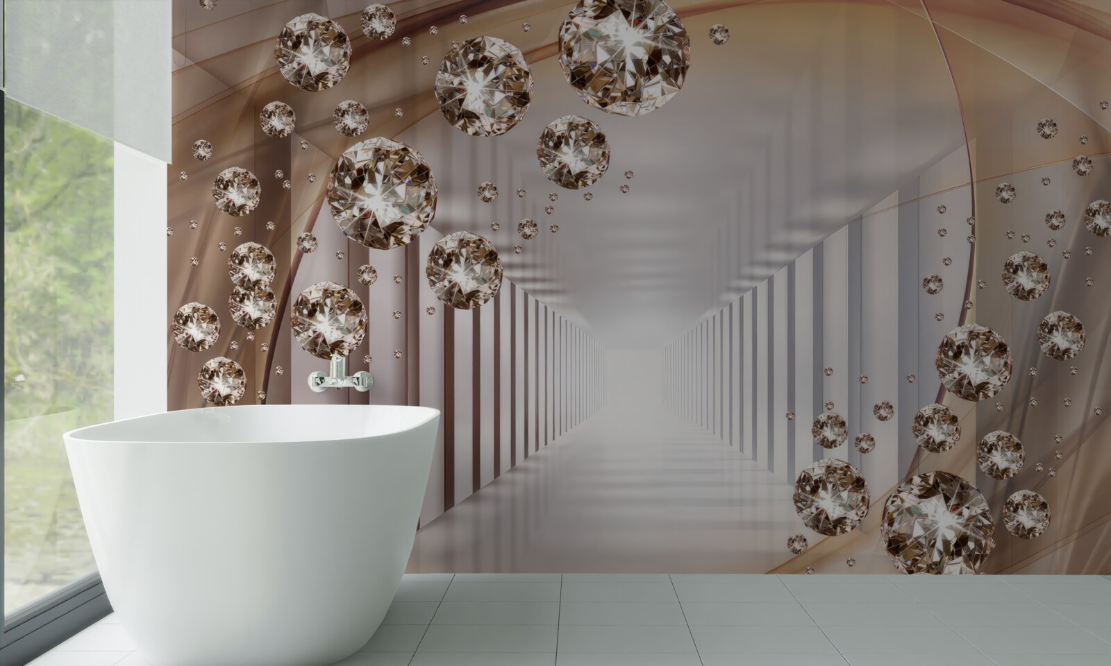 Papier peint bijoux en arrière-plan du passage