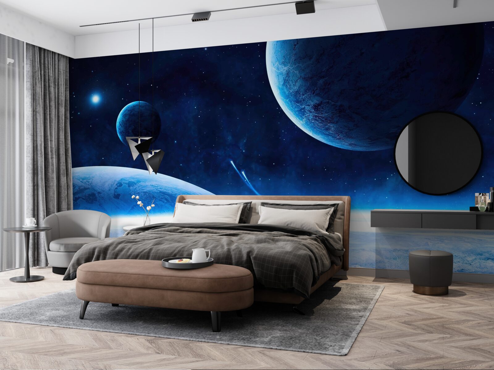 Papier peint l'éclat atmosphérique
