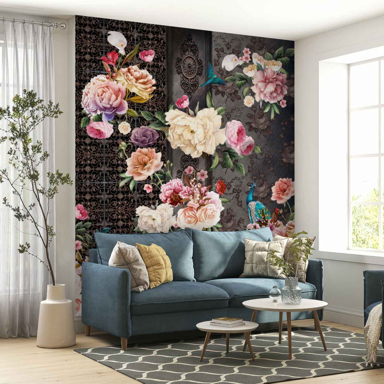 Papier peint de nombreuses fleurs magnifiques