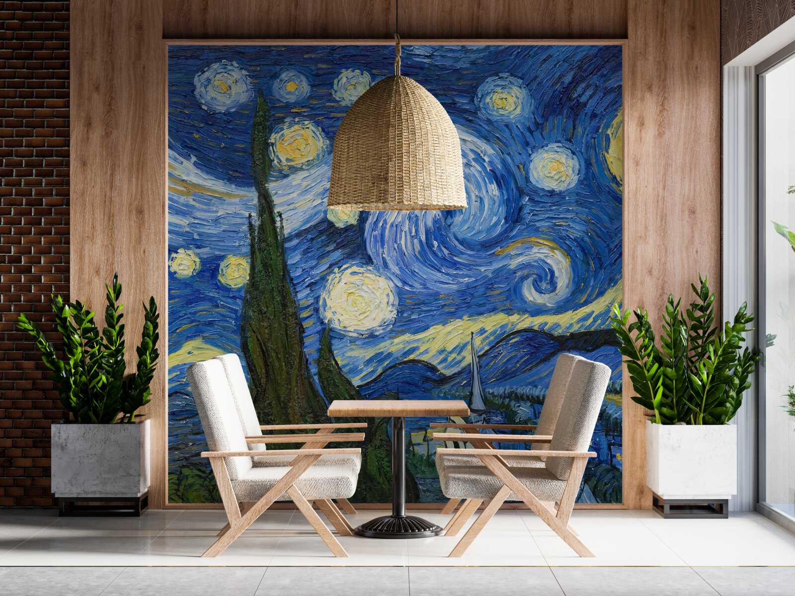 Papier peint toile peinte par van gogh