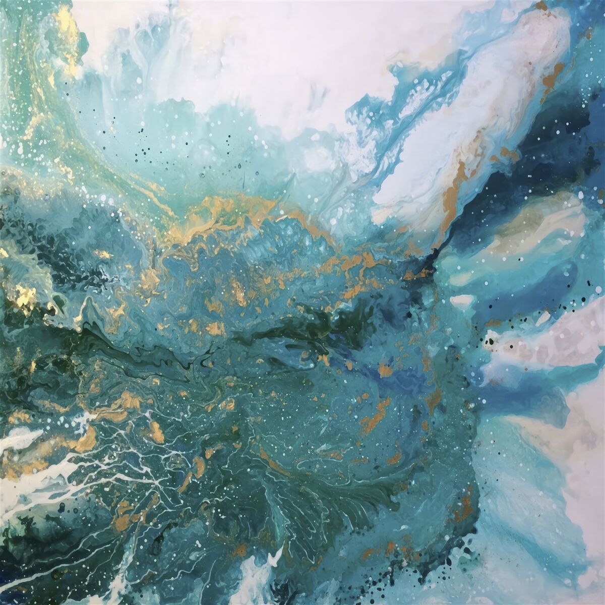 Papier peint traits sombres de peintures abstraites