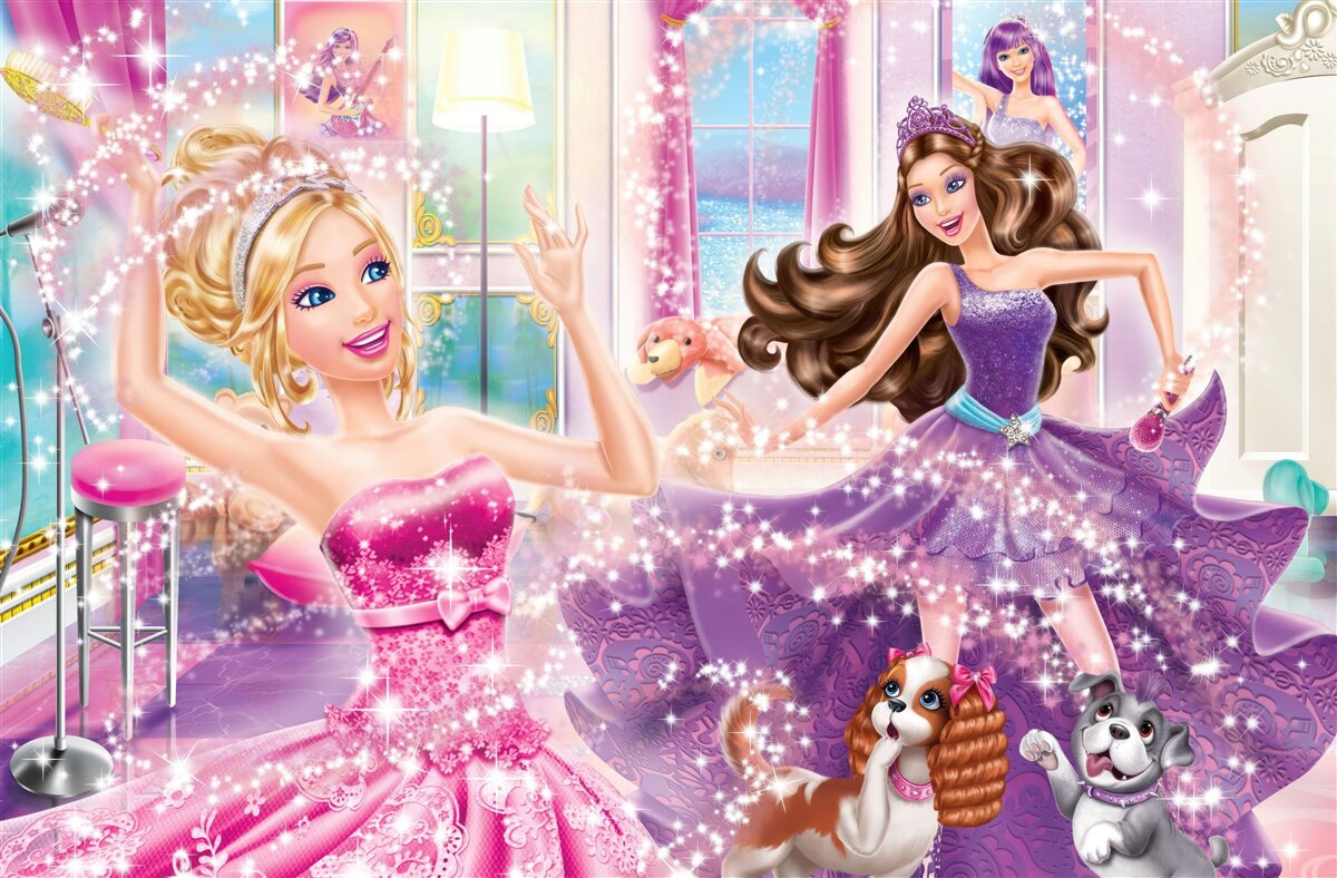 Papier peint princesses dansantes