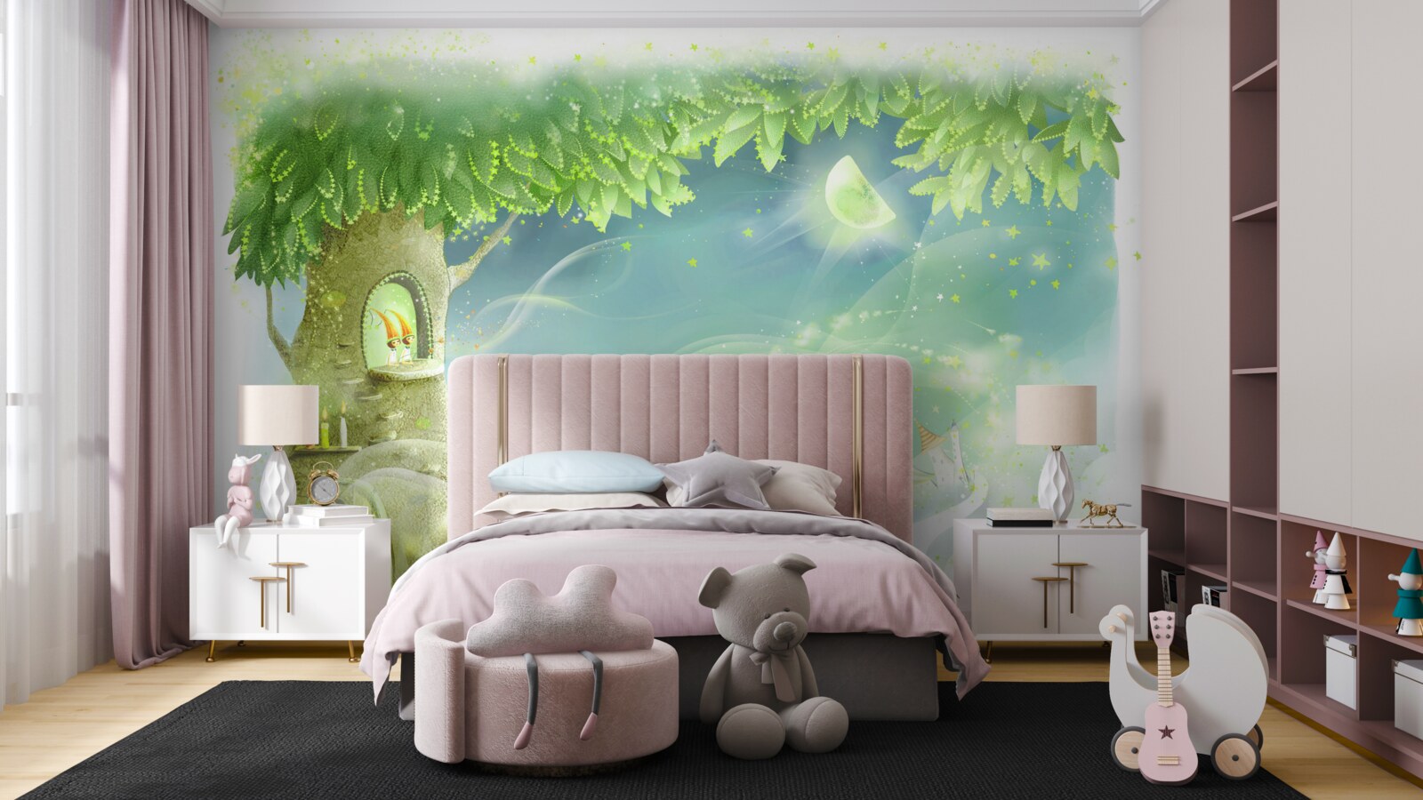Papier peint cabane pour votre animal de compagnie