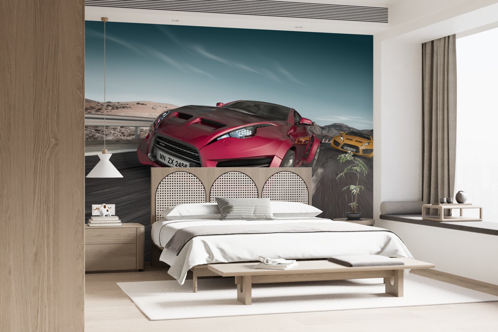 Papier peint concours de voitures de luxe