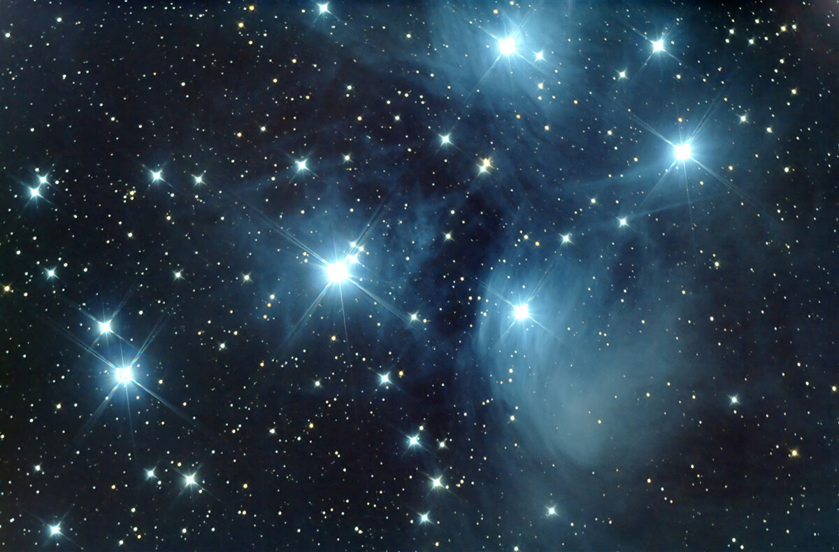 Papier peint un ciel parsemé d'étoiles