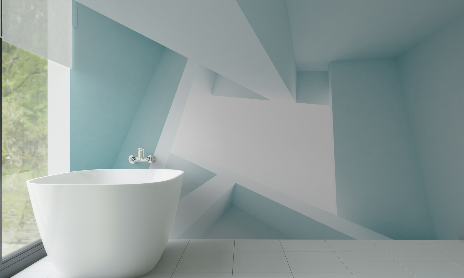 Papier peint transition en 3d