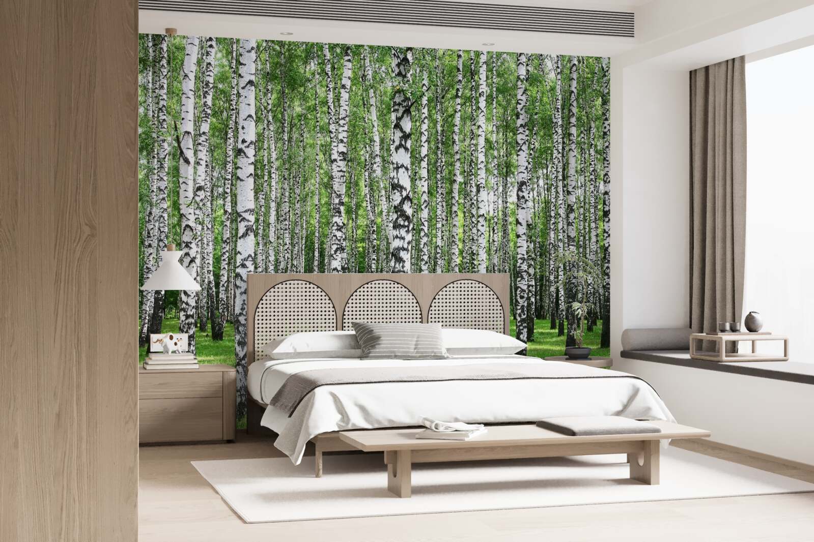Papier peint vaste birch grove