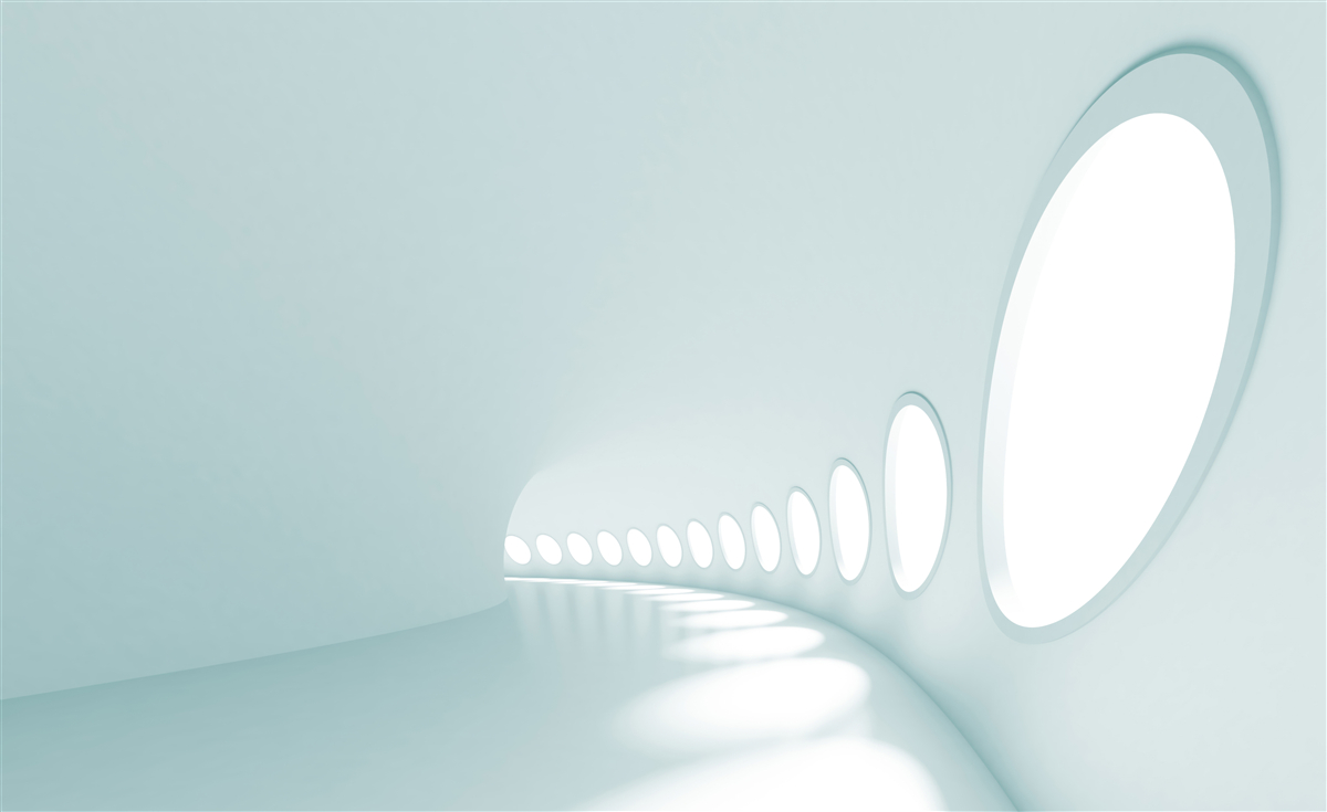 Papier peint ouvertures circulaires des tunnels
