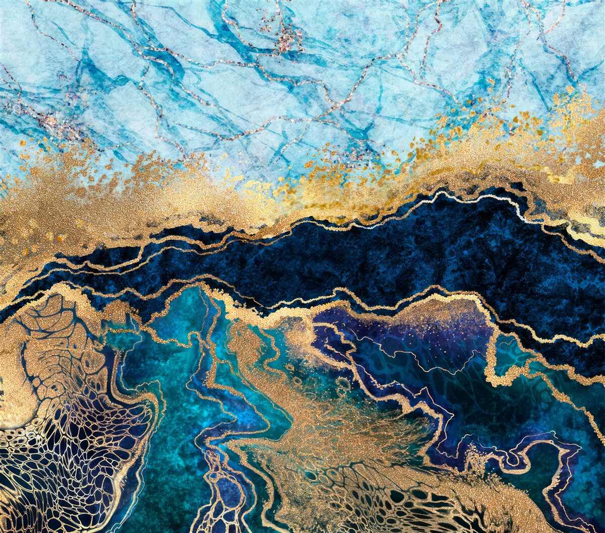 Papier peint fond avec des motifs marbrés dans des couleurs vives