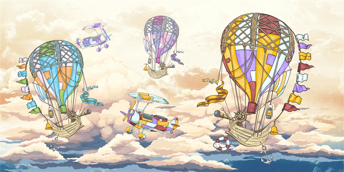 Papier peint les jeunes conquérants du ciel