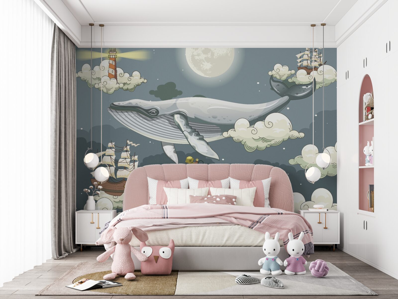 Papier peint des touristes sous-marins et une baleine