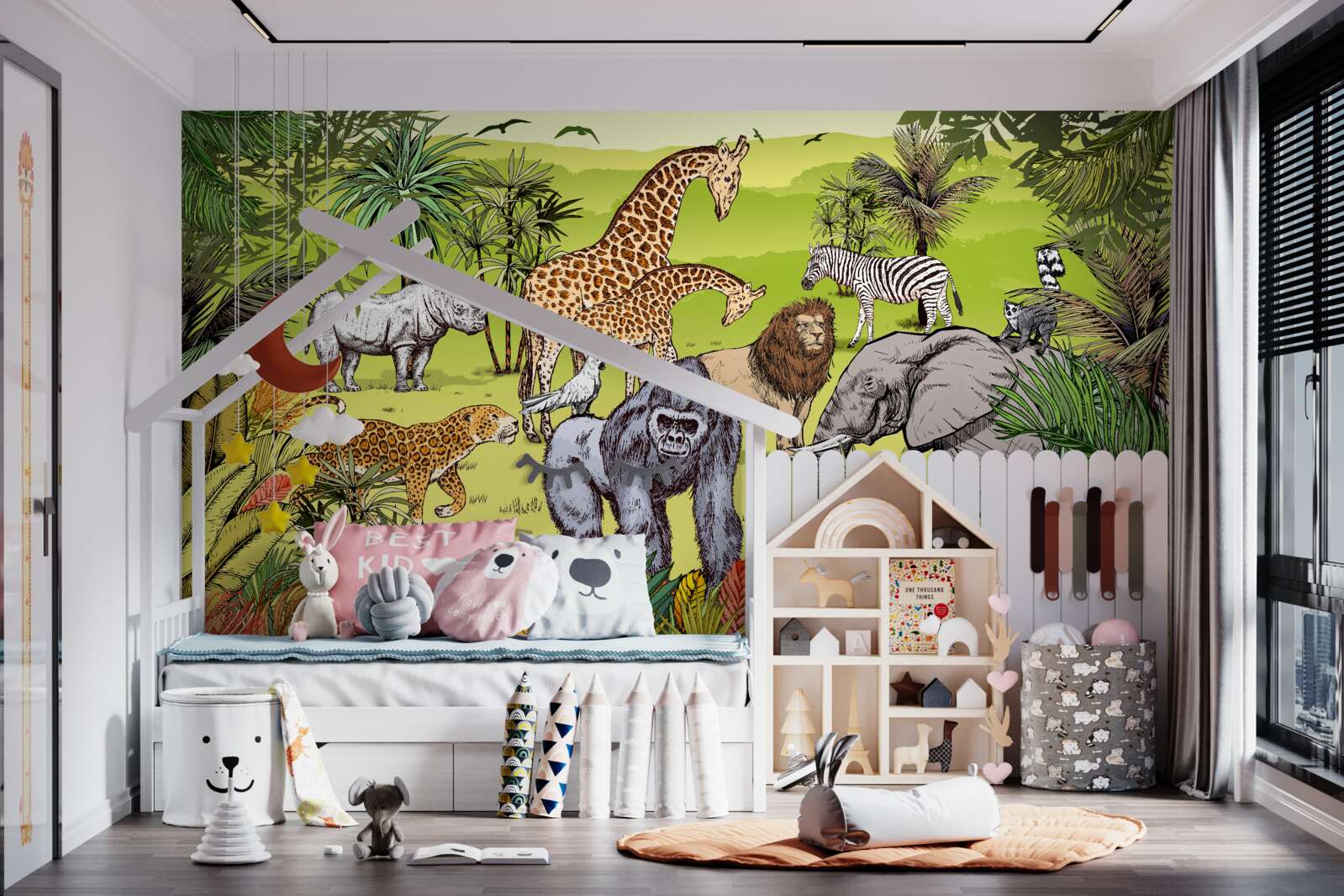 Papier peint les créatures les plus puissantes de la jungle