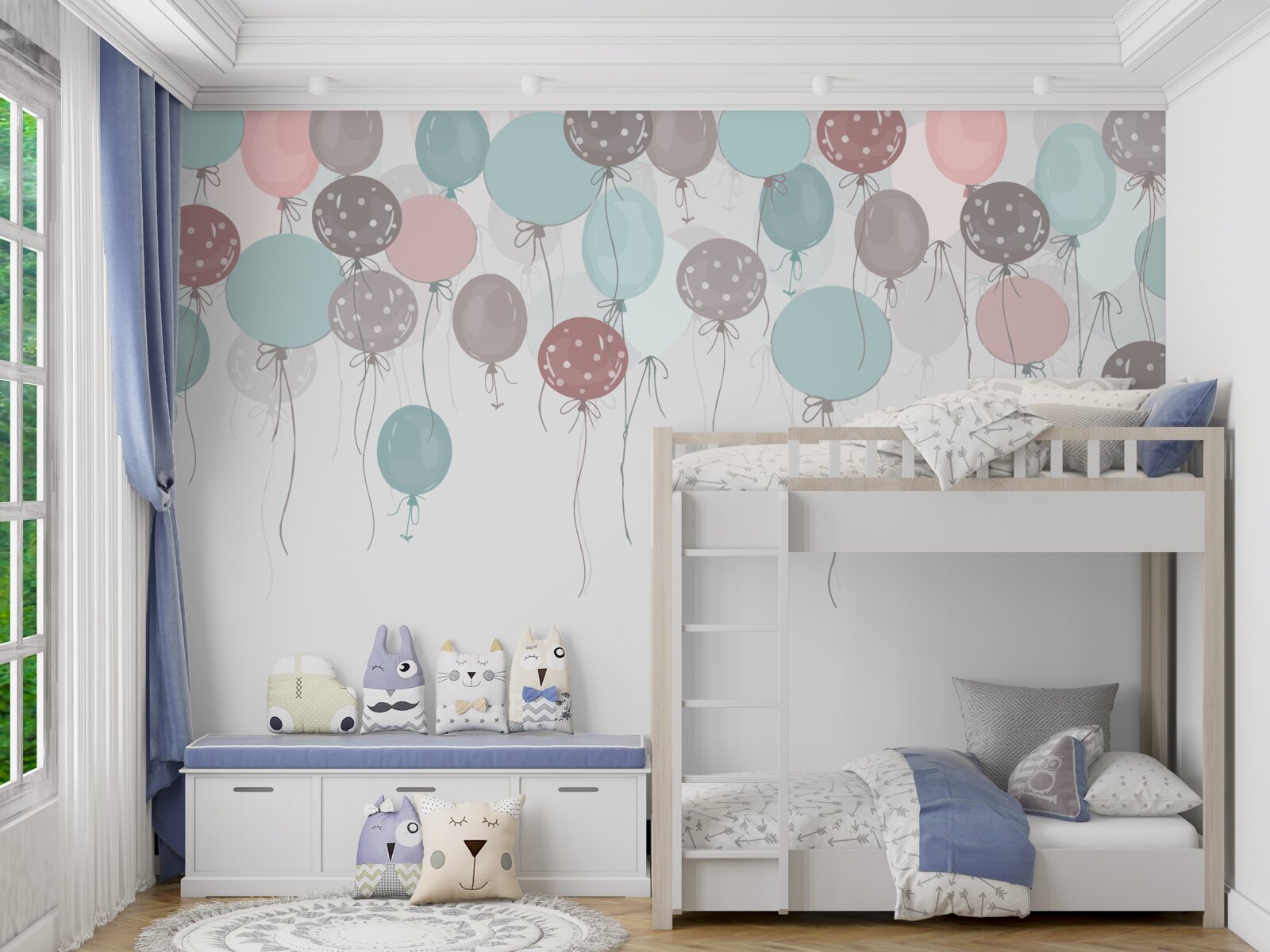 Papier peint beaucoup de ballons