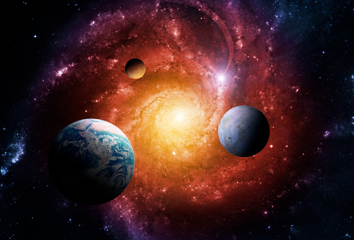 Papier peint les espaces illimités de l'univers