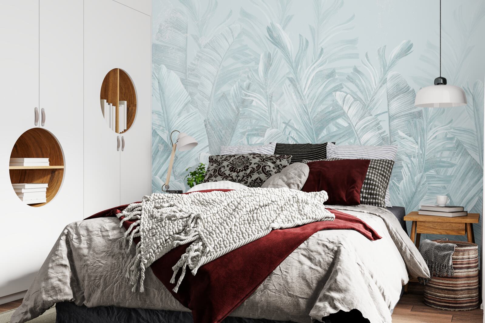 Papier peint les fortes pluies irriguent les plantes