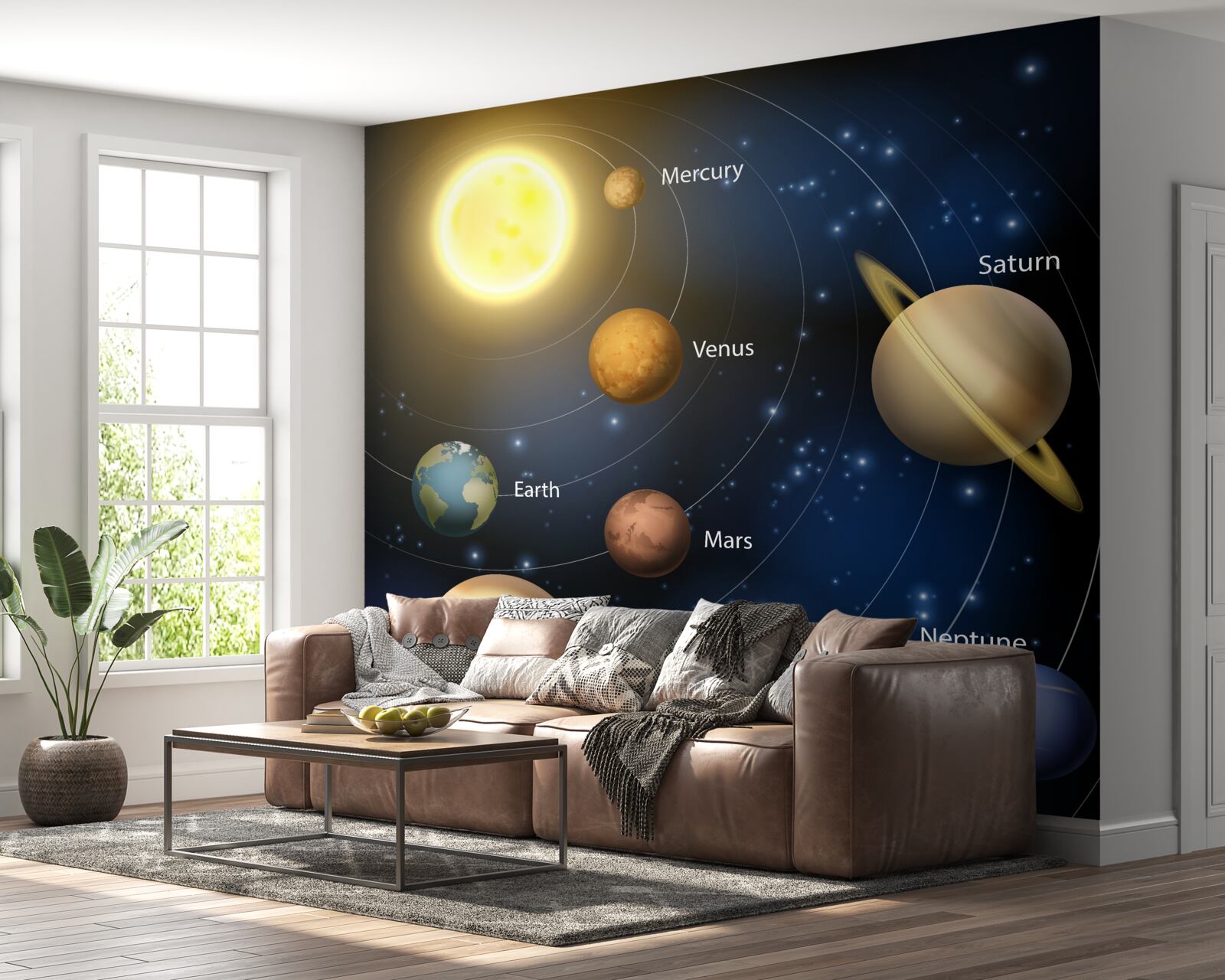 Papier peint l'univers, les corps célestes et les étoiles