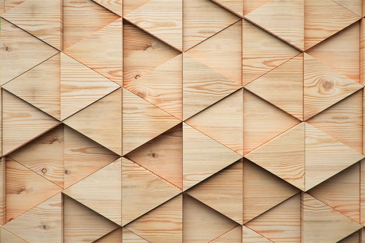 Papier peint grande planche de parquet