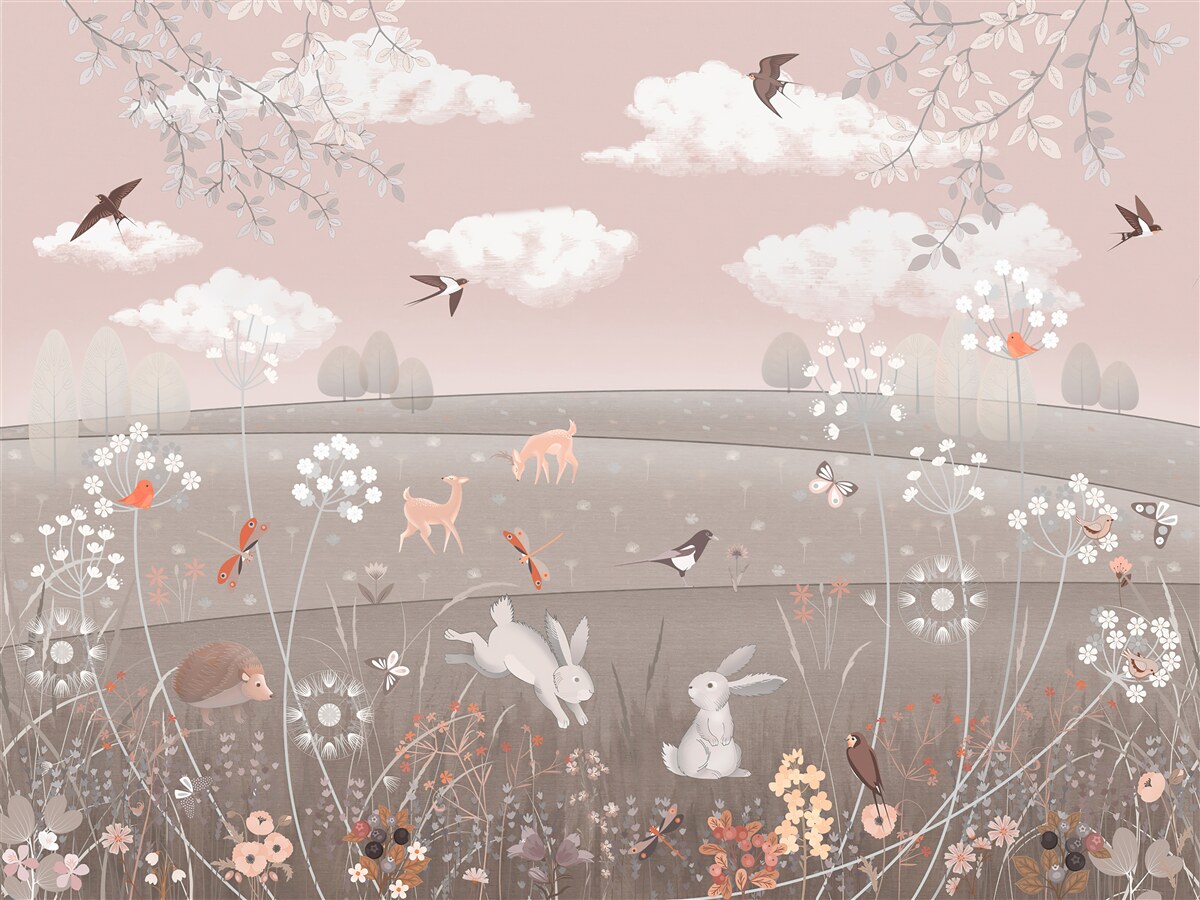 Papier peint habitants des prairies