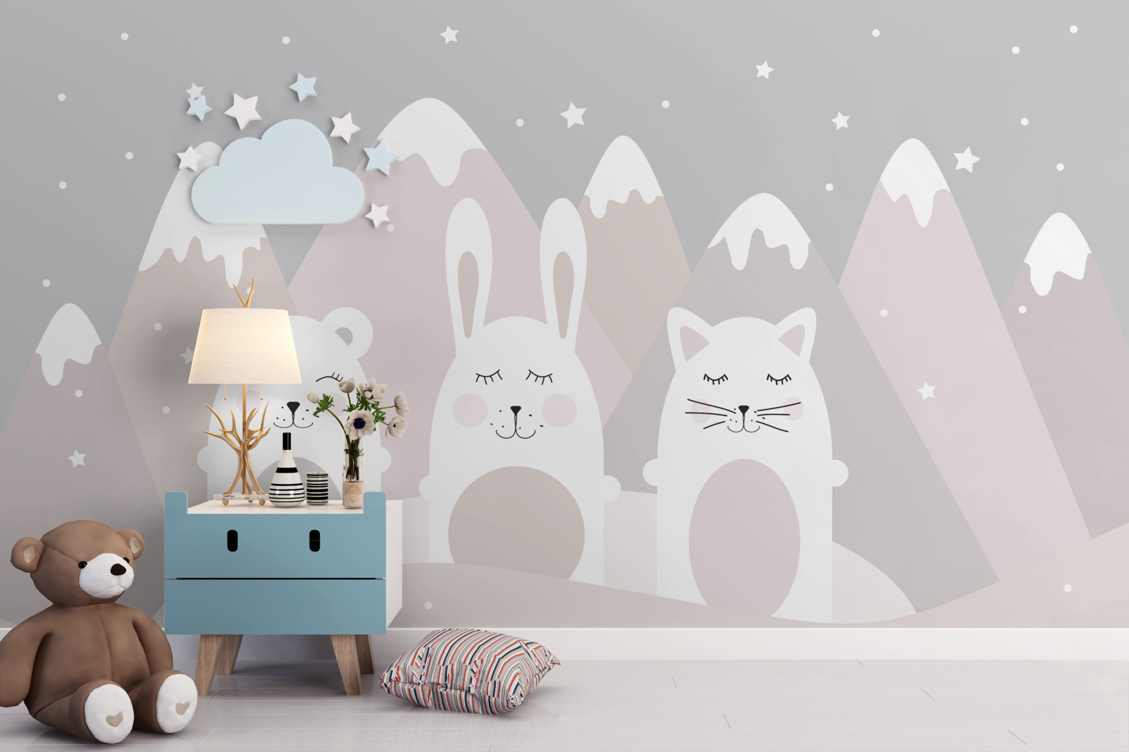 Papier peint animaux de montagne